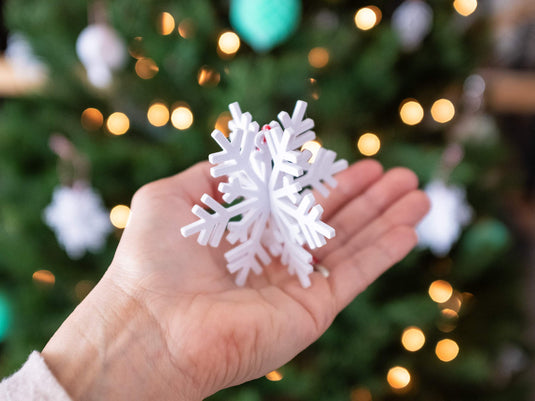 Snowflake Ornaments - 4PK
