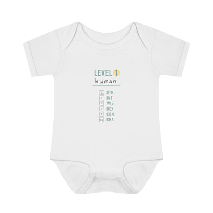 Level 1 Human Onesie | Character Creation Stats | Colored