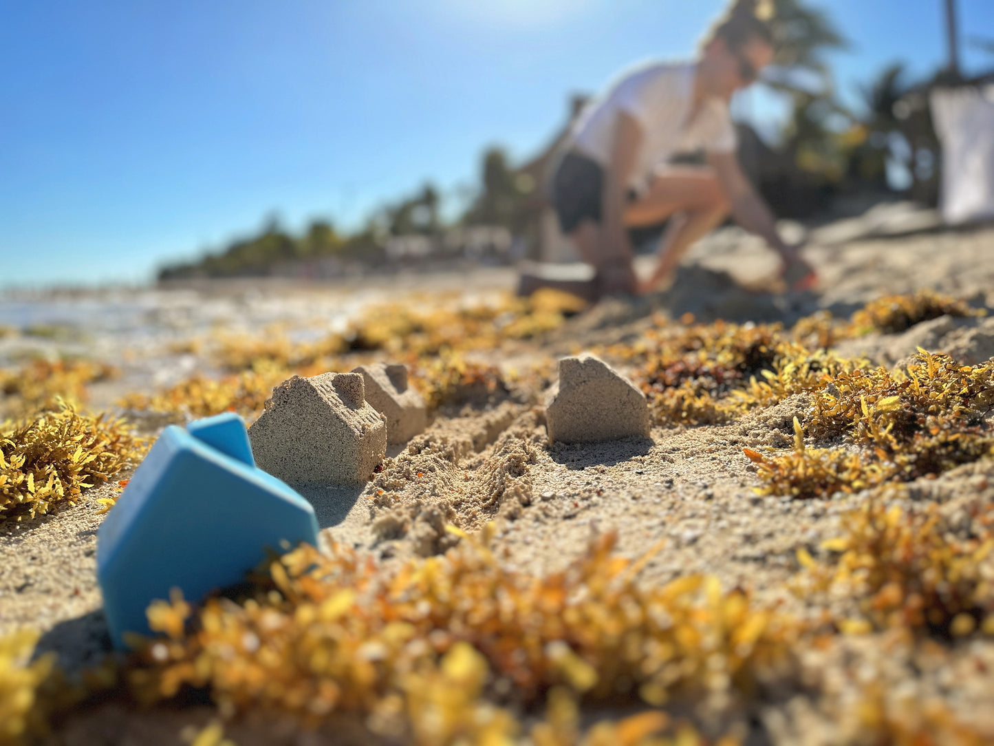 House Sand Mold, Beach Toys for Kids, Sensory Play Summer Toys