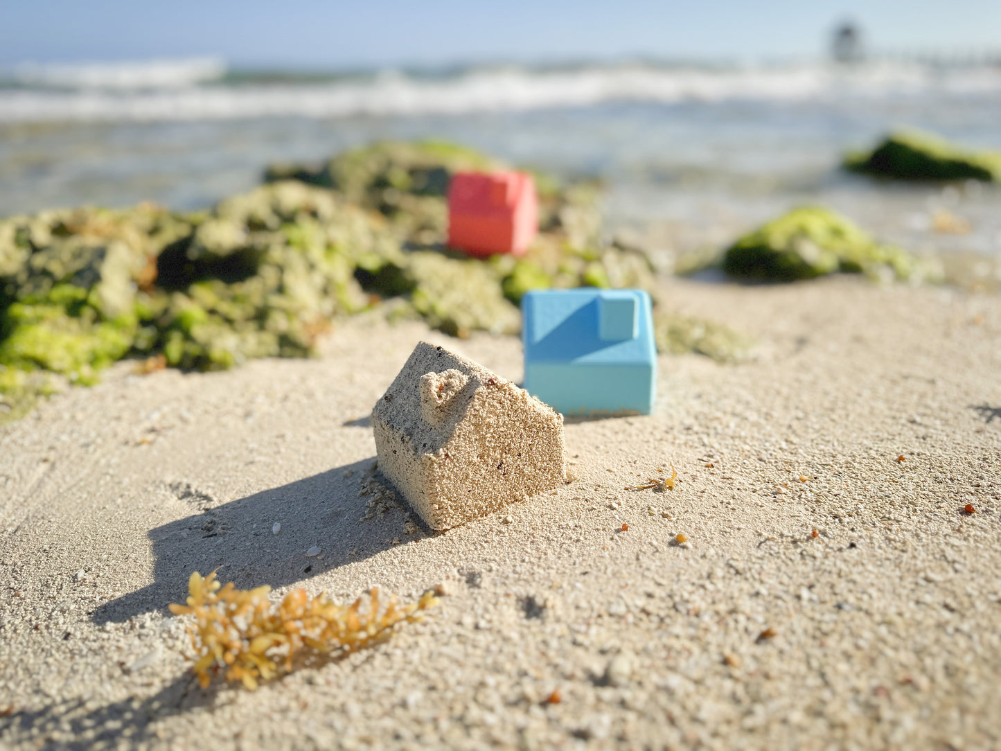House Sand Mold, Beach Toys for Kids, Sensory Play Summer Toys