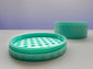 Travel Ready Round Shampoo Bar Holder with Lid, Soap Saver