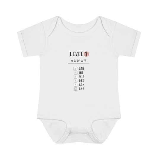 Level 1 Human Onesie | Character Creation Stats
