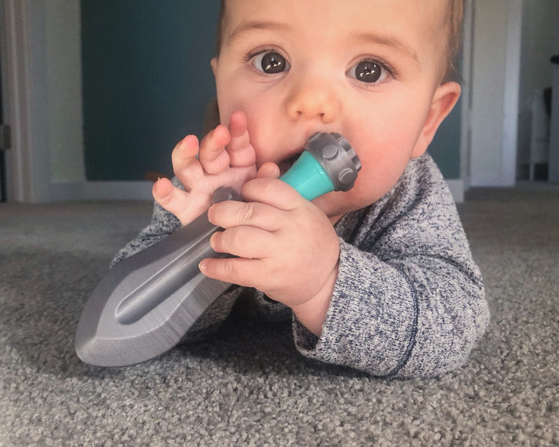 Load image into Gallery viewer, Baby&#39;s First Sword - Fun Rattle Sensory Toy for Babies and Toddlers
